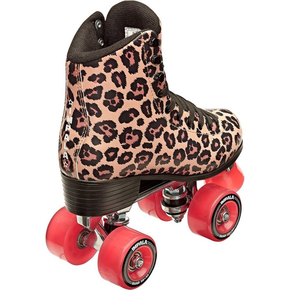 Size 10 Impala Quad Sidewalk Roller Skates Skating Leopard Cheetah Print Summer - Picture 3 of 13